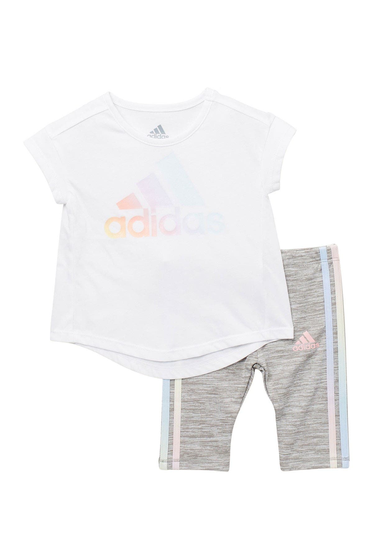 adidas tights and shirt set