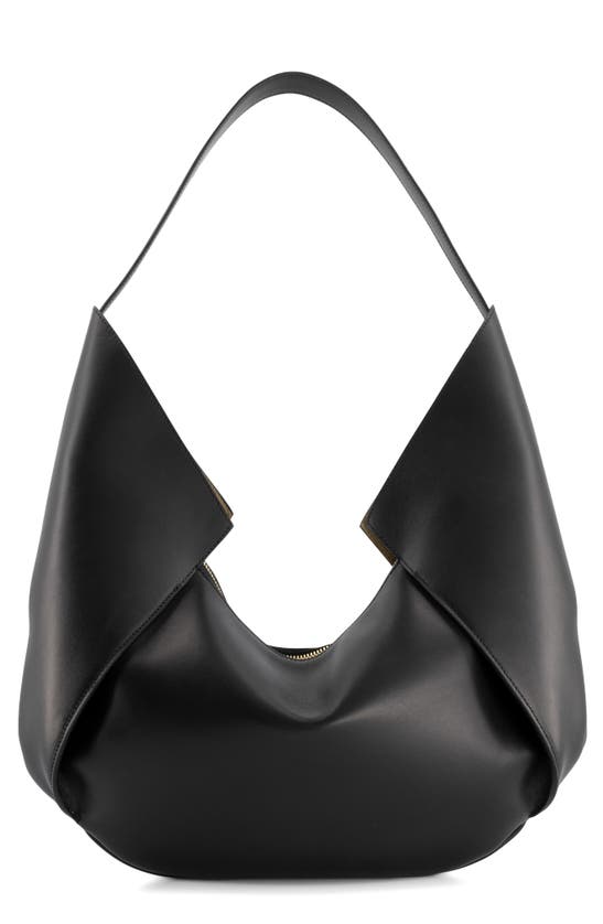 Ree Projects Large Riva Calfskin Tote In Black