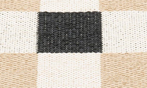 Shop Pappelina Pix Reversible Indoor/outdoor Rug In Black Tones