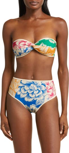 FARM Rio Tropical Chita High Waist Hot BIkini Bottoms Nordstrom