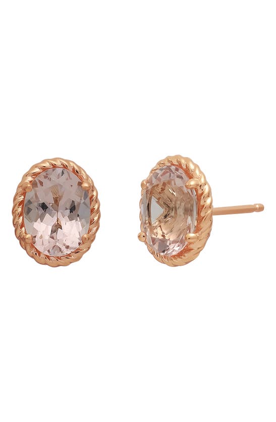 Bony Levy Iris Stud Earrings In 18k Rose Gold