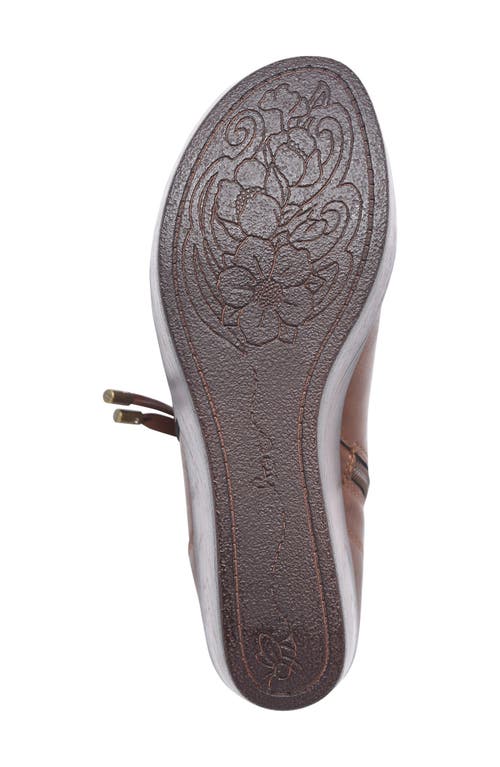 B O C By Børn Leonna Wedge Bootie In Brown Nubuck