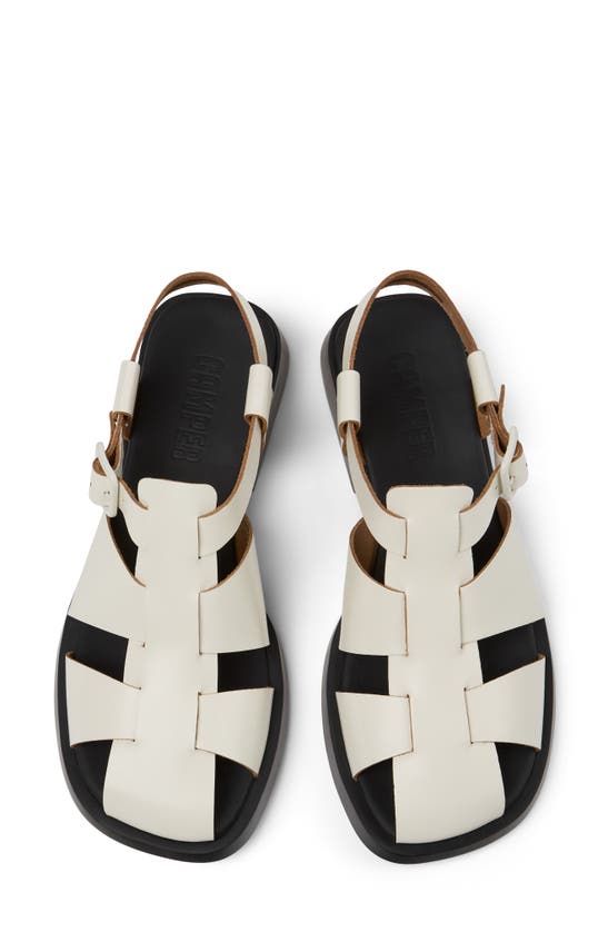 Shop Camper Dana Sandal In White Natural