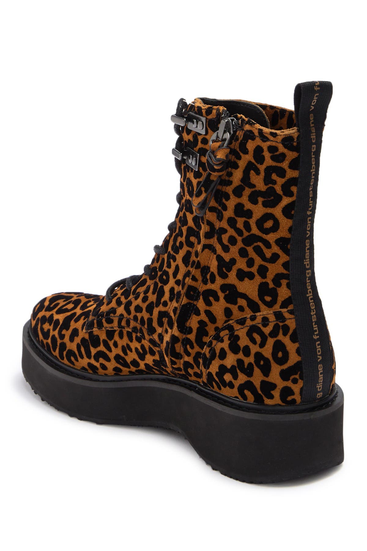 diane von furstenberg combat boots