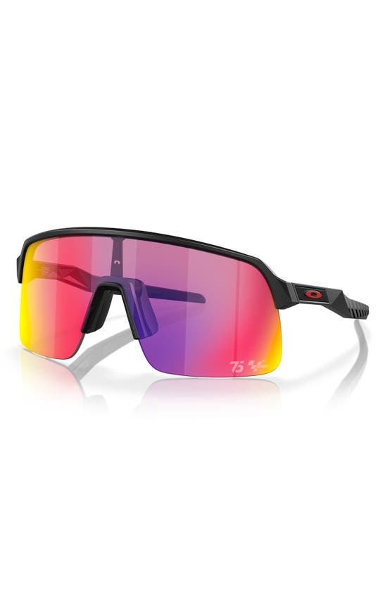 Oakley Sutro Lite 139mm Prizm™ Semirimless Wrap Shield Sunglasses In Dark Grey