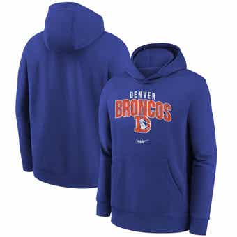 Youth Chicago Cubs Stitches Royal Center Chest Pullover Hoodie