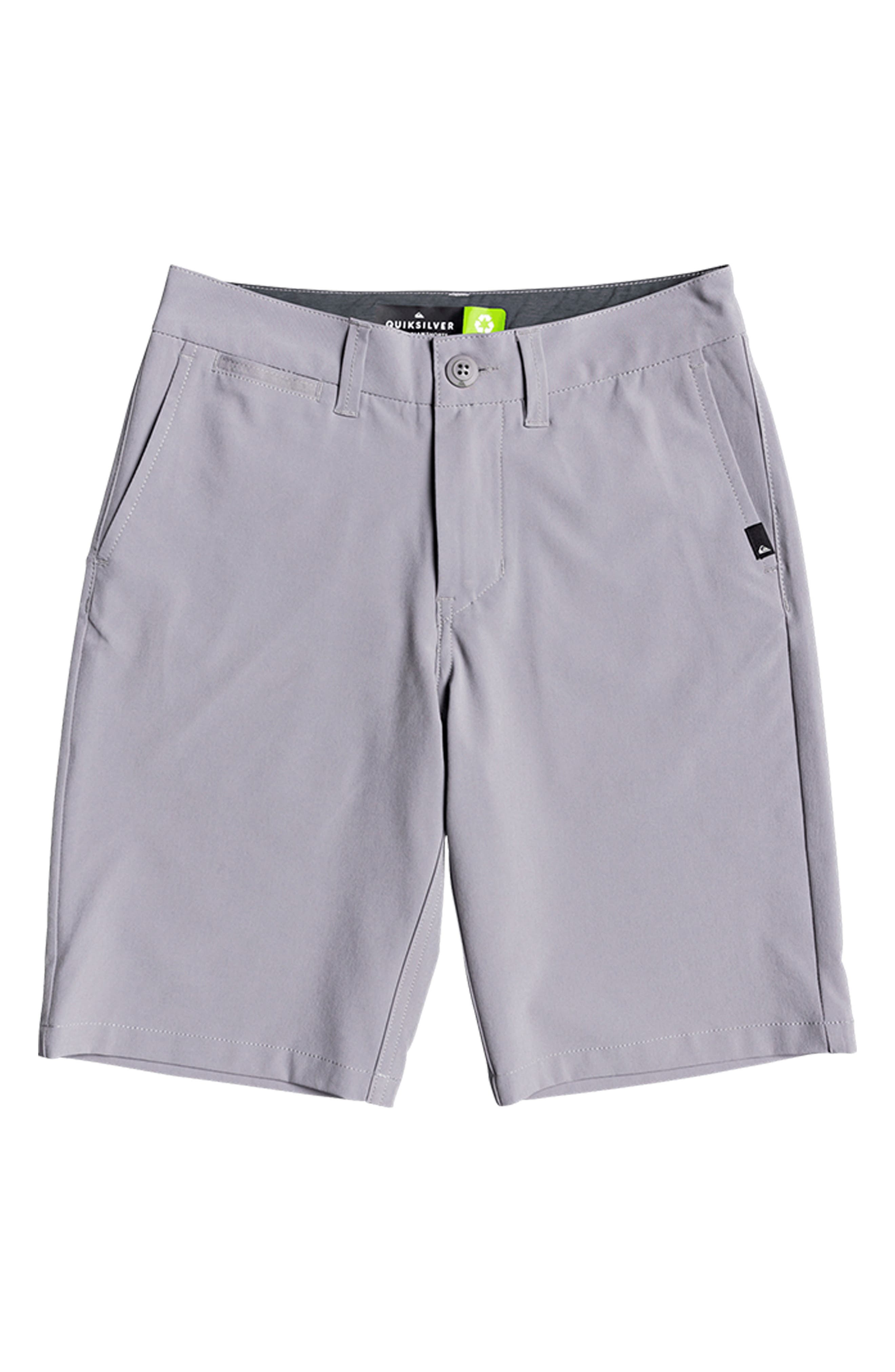 boys grey dress shorts