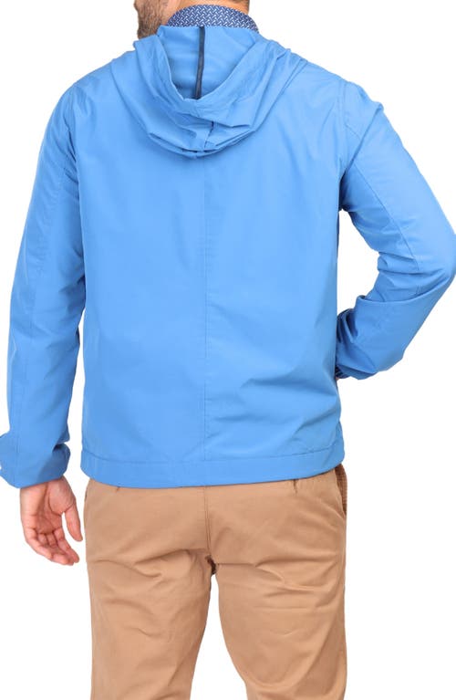 Shop Tailorbyrd Hooded Golf Performance Jacket In Blue