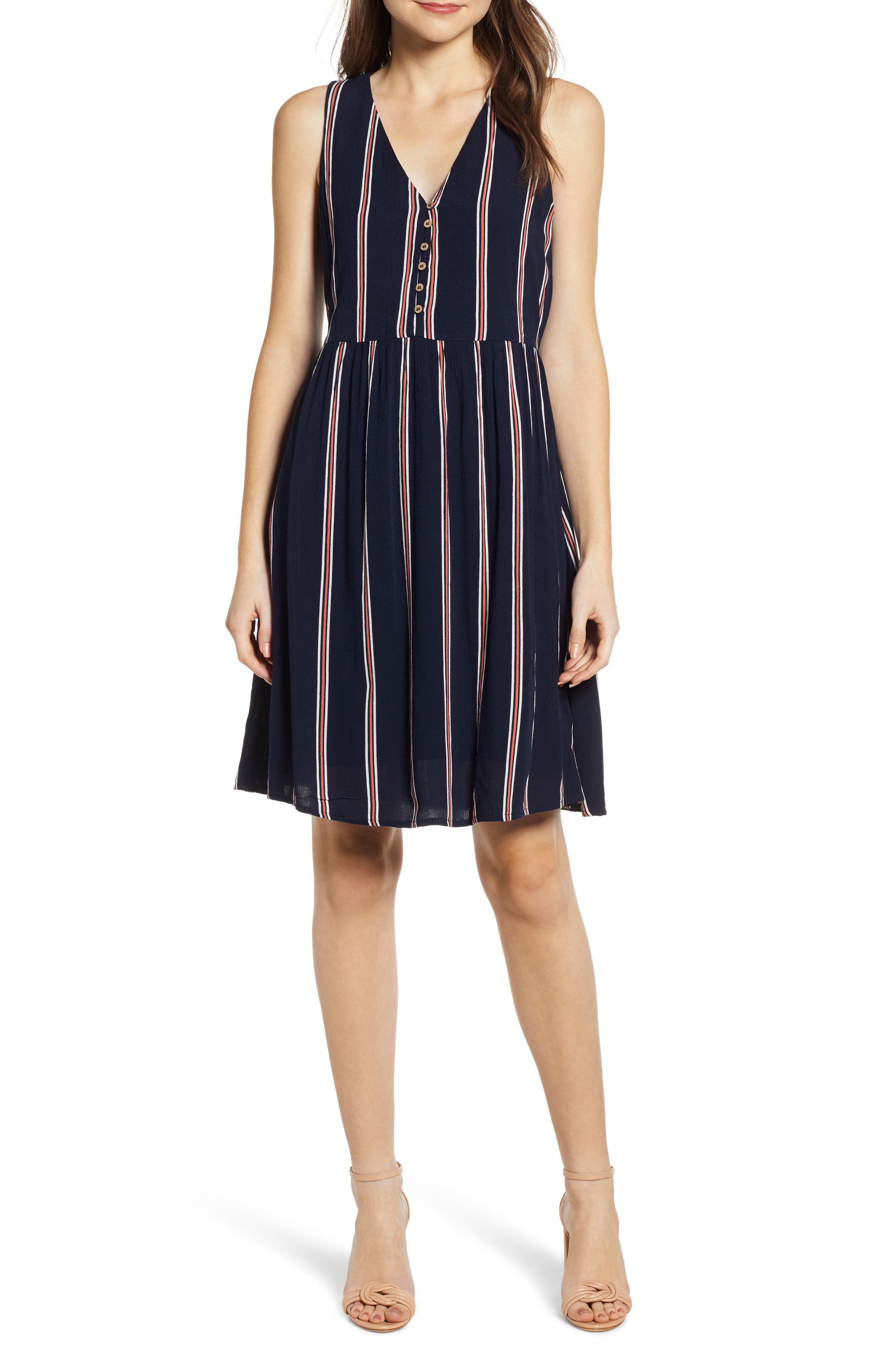 Vero Moda Hanna A-Line Dress, Blue