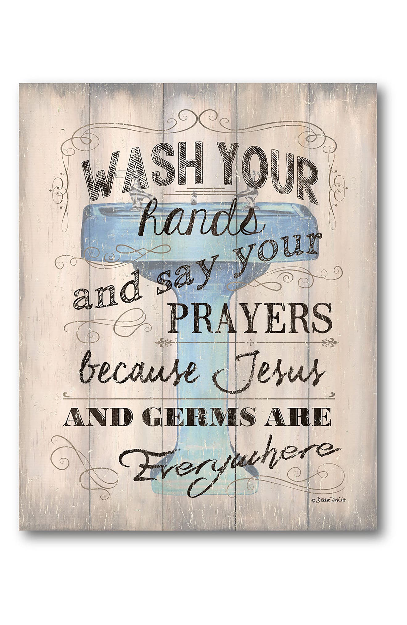 Wash Your Hand Gallery Wrapped Canvas Wall Art 30 X 40 Nordstromrack