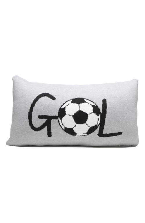 RIAN TRICOT Soccer Goal Accent Pillow in Grey at Nordstrom