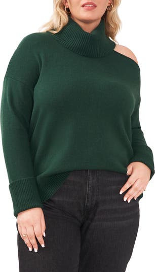 Plus size green turtleneck best sale