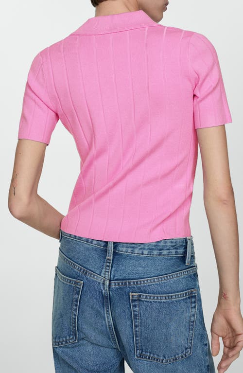 Mango Polo In Pink
