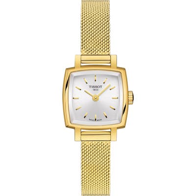 Tissot Lovely Square Mesh Strap Watch, 20Mm