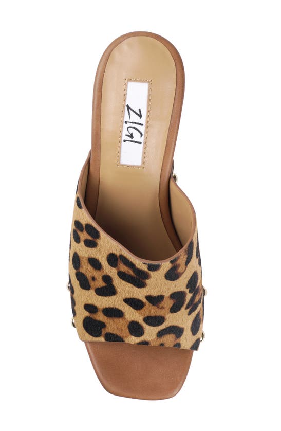 Zigi Atlas Platform Slide Sandal In Leolt