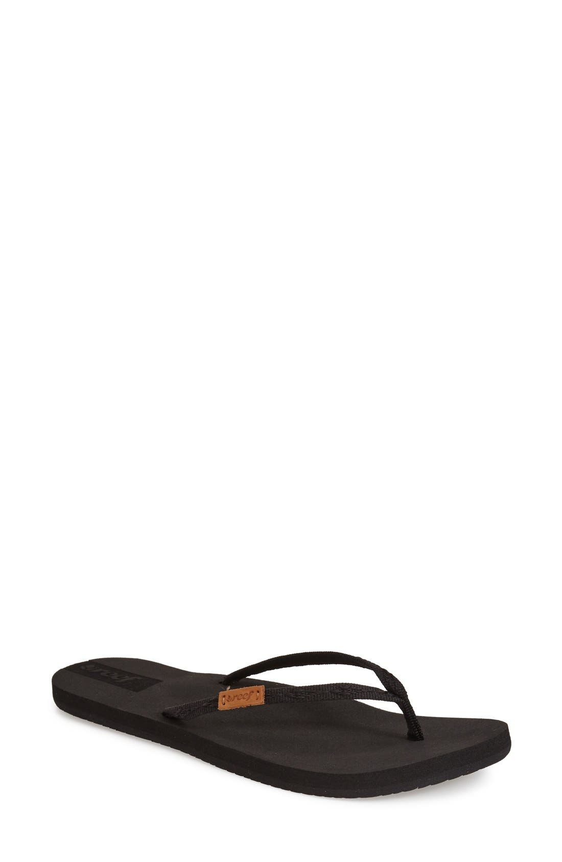 reef slim ginger flip flops