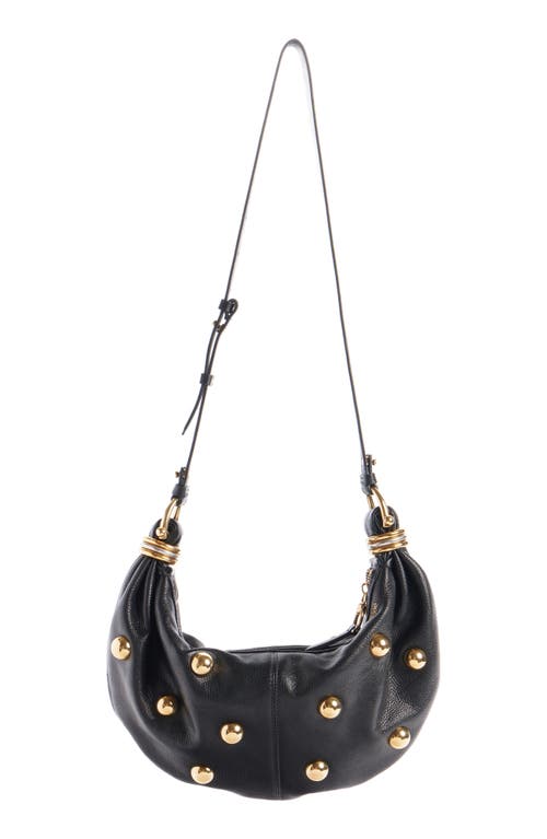Chloé Small Bracelet Studded Hobo Bag In Black 001