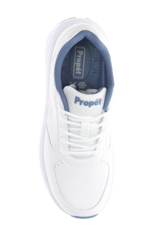 Propét Ultima Sneaker In White/denim
