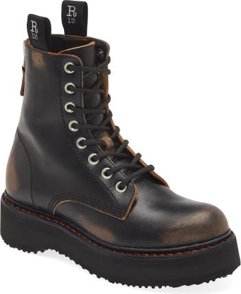 R13 platform online combat boots