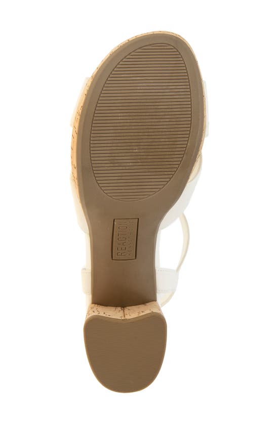 Shop Kenneth Cole Reaction Reeva Platform Sandal In Ecru