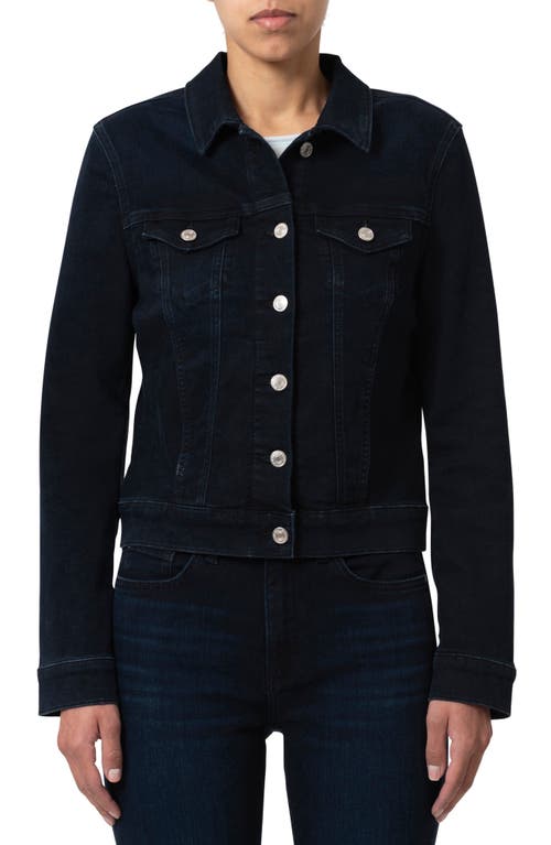 Mavi Jeans Samantha Denim Trucker Jacket In Midnight Feather Blue
