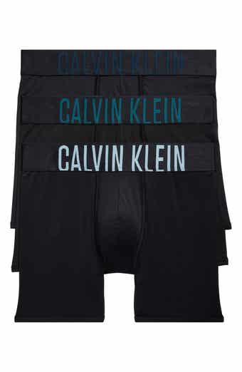 Calvin Klein Men's Underwear Microfiber Stretch 3 Pack Boxer Brief Black  (NB1290-001)