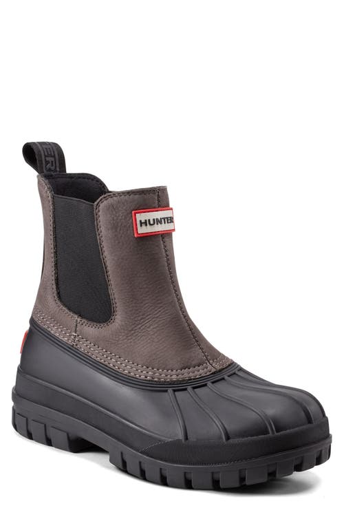 Hunter Suffolf Boots Black In Black/smoked Pearl