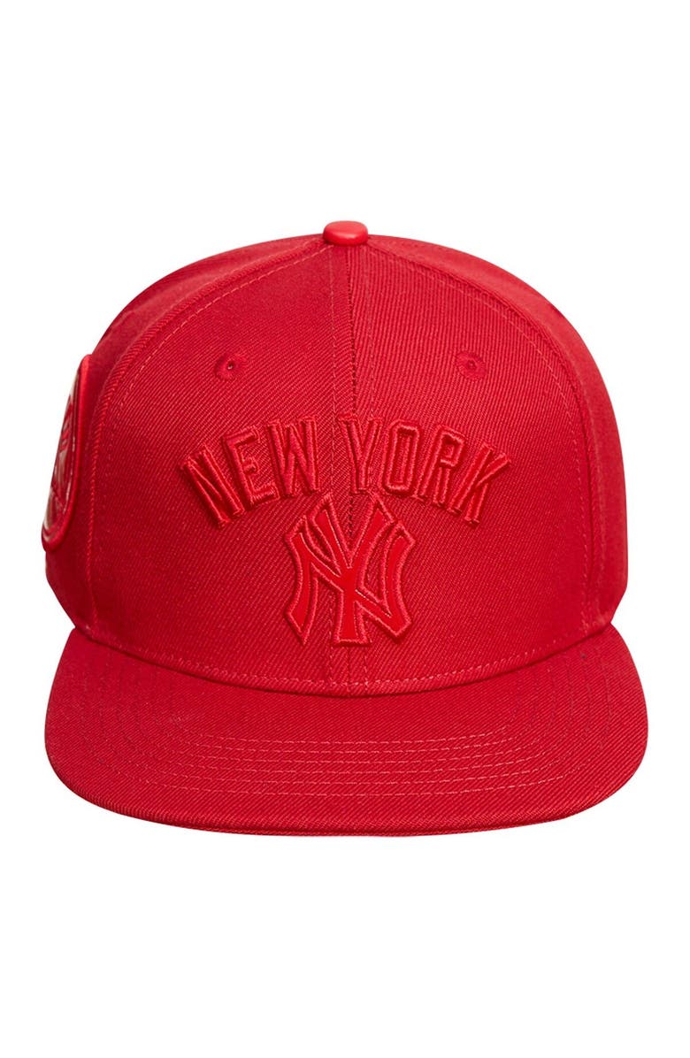 PRO STANDARD Men's Pro Standard New York Yankees Triple Red Snapback ...