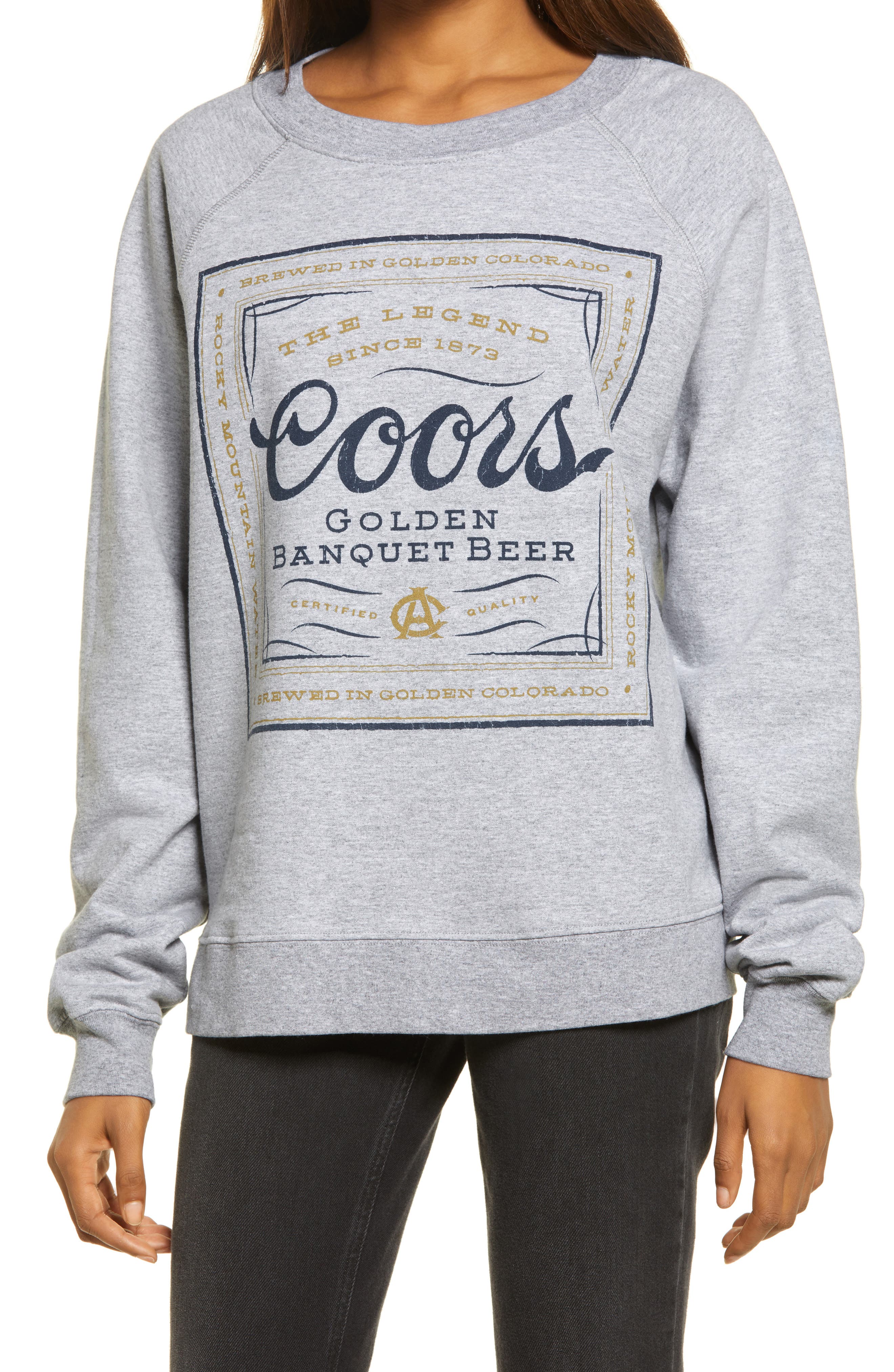 coors crewneck sweatshirt