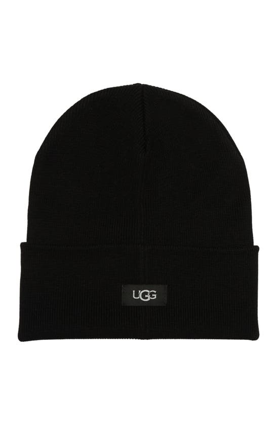 Ugg Knit Cuff Beanie In Black