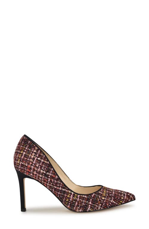 Shop Nine West Ezra Pointed Toe Pump In Medium Pink Multi