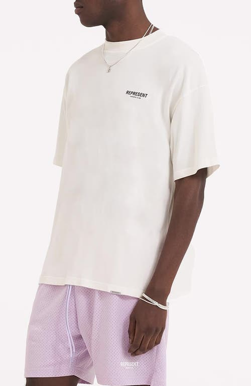 Represent T-shirts And Polos White In Flat White