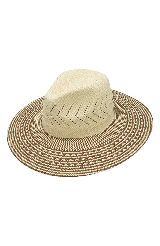 Shop Peter Grimm Buenos Aires Panama Hat In Brown