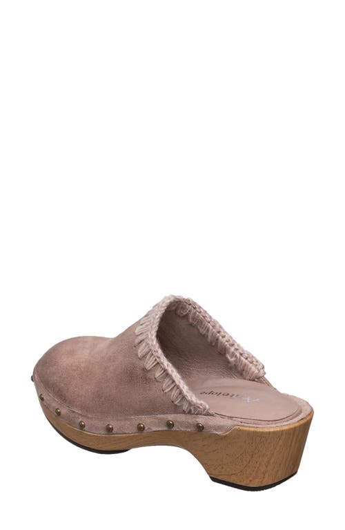 Antelope Hedy Whipstitch Clog In Taupe