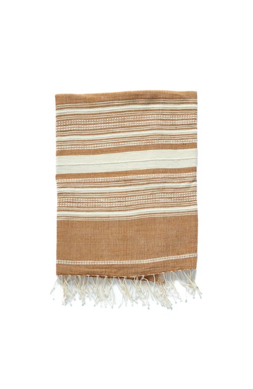 Shop Sabahar Genale Hand Towel In Bronze/natural