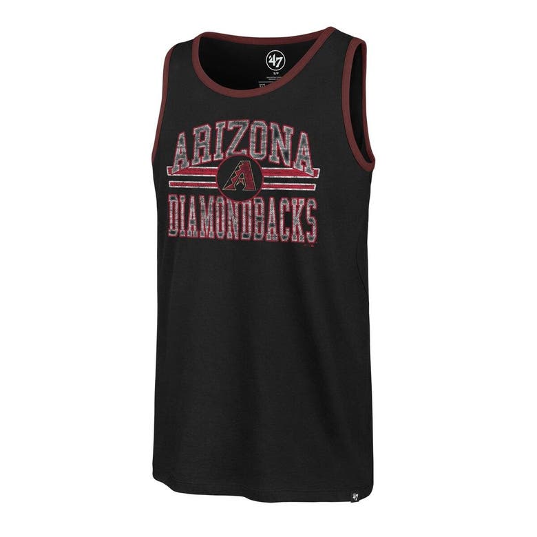 47 BRAND '47 BLACK ARIZONA DIAMONDBACKS WINGER FRANKLIN TANK TOP
