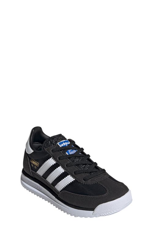 Adidas Originals Adidas Kids' Sl 72 Rs Sneaker In Black/ White/ Blue