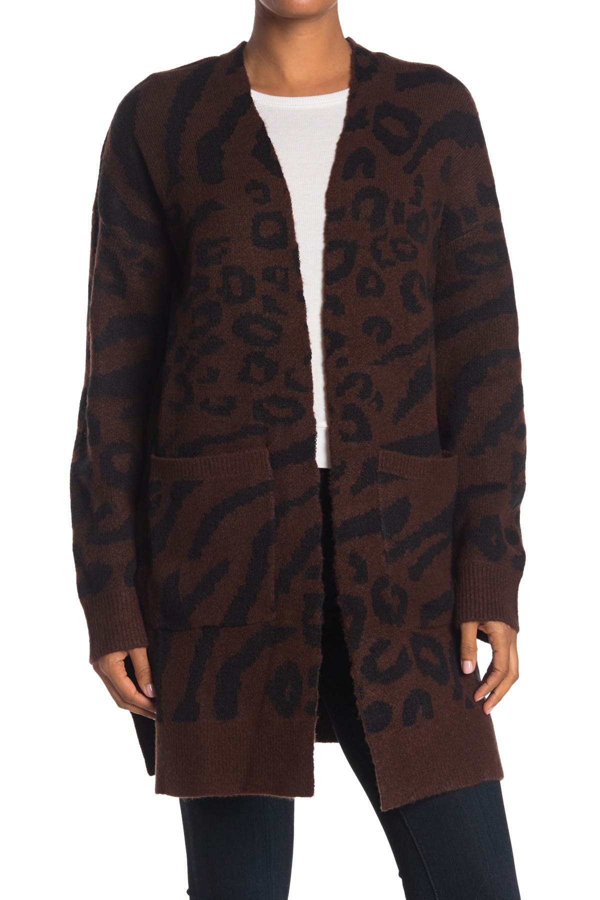 sanctuary leopard print cardigan