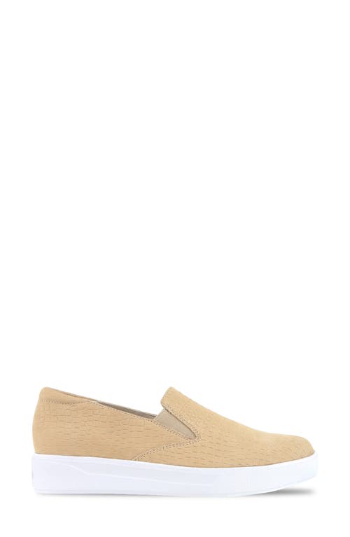 Munro Lennox Slip-on Sneaker In Sand Nubuck