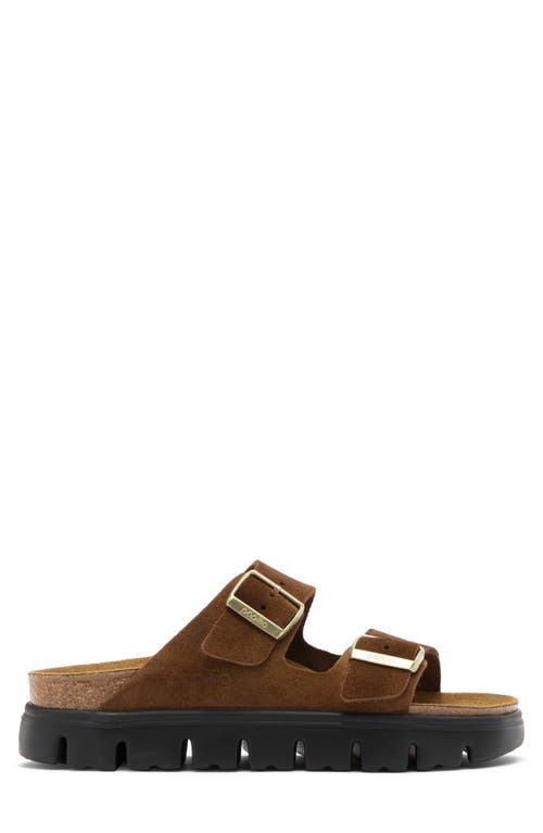 Shop Papillio By Birkenstock Arizona Chunky Sandal In Dark Tea
