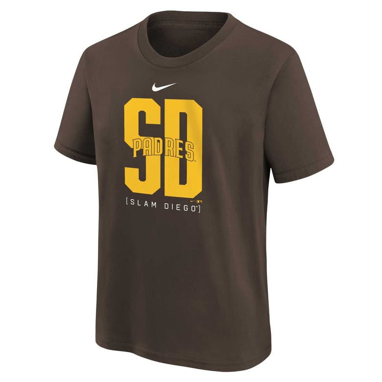 Shop Nike Youth  Brown San Diego Padres Scoreboard T-shirt