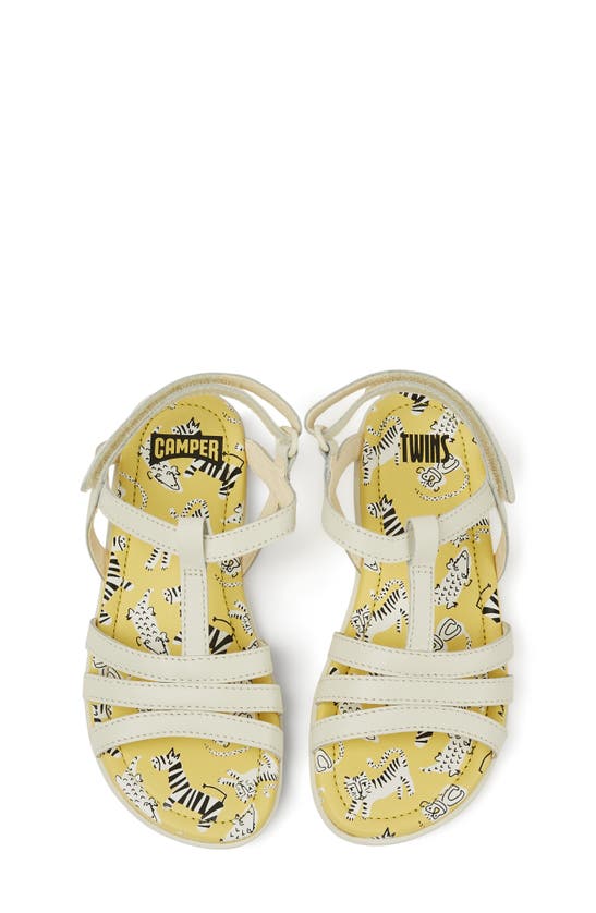 CAMPER CAMPER KIDS' TWINS MISMATCHED PRINT SANDALS