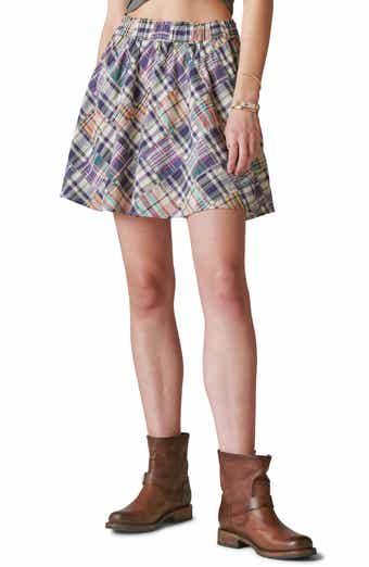 Lucky Brand Heritage Patchwork Plaid Babydoll Camisole