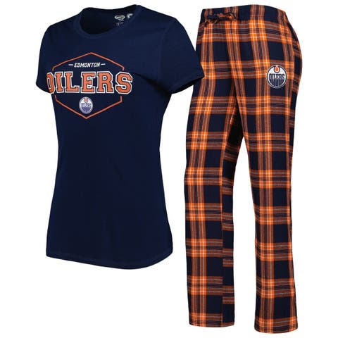 Women's Concepts Sport Navy/Orange Denver Broncos Dormer Knit Leggings