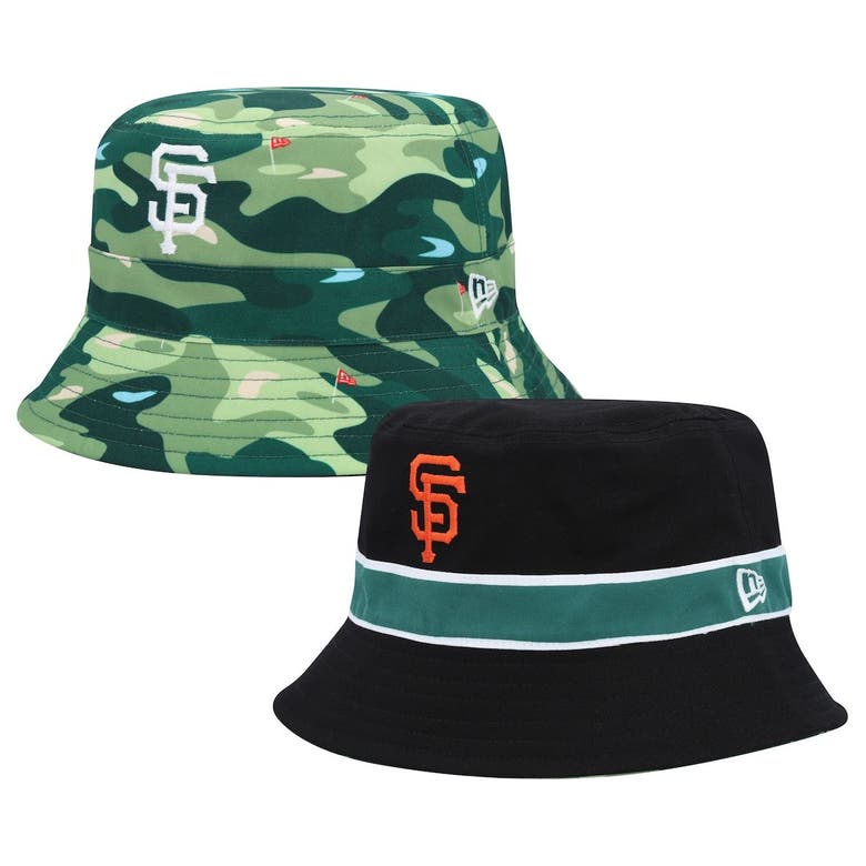 San Francisco Giants New Era Panama Bucket Hat - Black