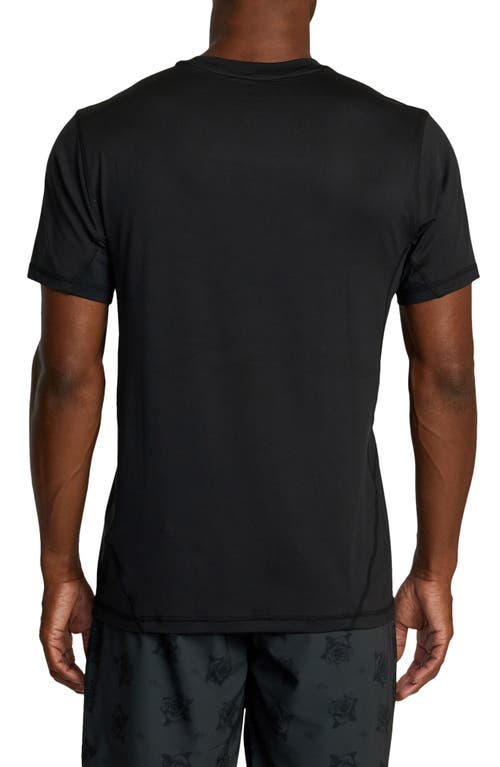 Shop Rvca Benj Vent Logo Graphic T-shirt In Black