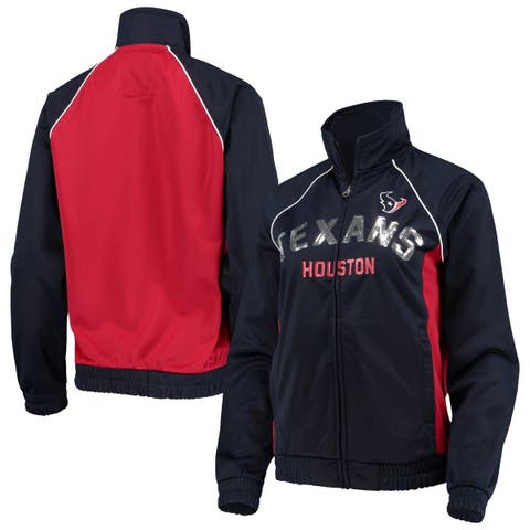 Women's G-III 4Her by Carl Banks White Houston Astros Gamer Full-Zip Track  Jacket