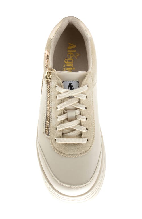 Alegria By Pg Lite Averie Platform Sneaker In Cream