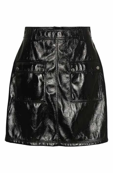 Commando Faux Patent Leather Mini Skirt | Nordstrom