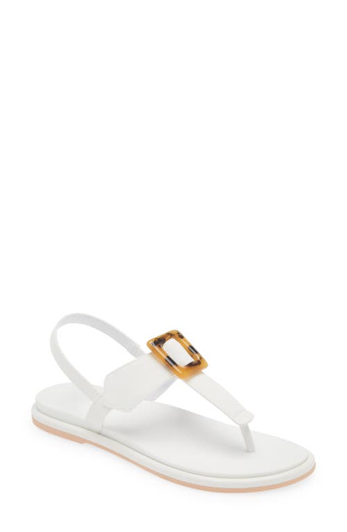 Olukai La'i Slingback Sandal In White/white